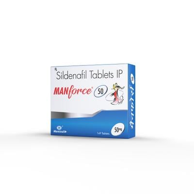 Manforce 50 Tablet 9's - Impotence/Erectile Dysfunction (Ed)
