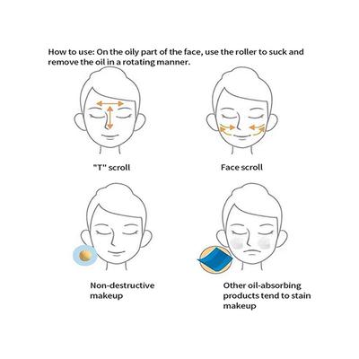 Bronson Professional Bronson Professional Oil Absorbing Volcanic Face Roller Reusable Skin Oil Absorber 1's - Others