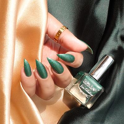 Bella Voste Sand Holo Nail Paints Forest Green - 411 10 ml - Nail Polish
