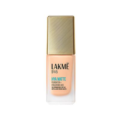 Lakme 9To5 Hya Matte Foundation + Hyaluronic Acid Cool Ivory 25 ml - Foundation