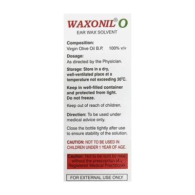 WAXONIL O Ear Drops 10ml - Ear Conditions-Oth