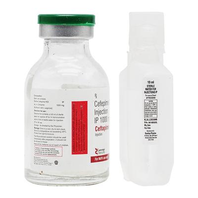 CEFTAPIME 1gm Injection 1's - Bacterial Infections-Cep