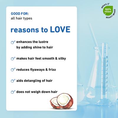 Plum Coconut & Squalane Nutri-Shine Hair Serum - Contains Coconut Oil, Squalene, Almond Oil 75 ml - Hair Serums