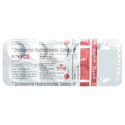 DOVY 80 Tablet 10's - Muscle Spasm-Ant