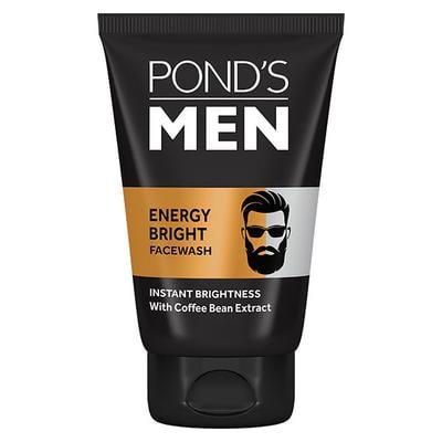 Pond's Men Energy Bright Anti - Dullness Facewash With Coffee Bean 50 gm - Face Moisturizers