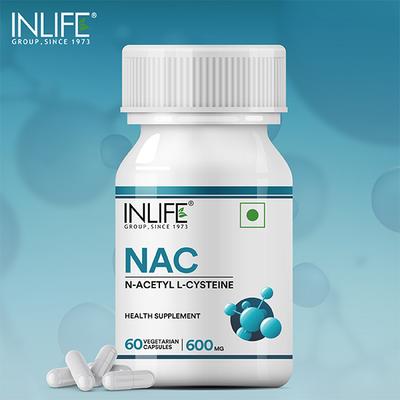 INLIFE NAC N Acetyl Cysteine Veg Capsules 60's - Vital Health