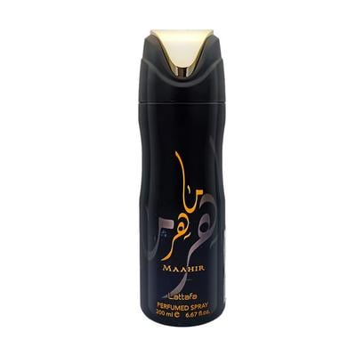 Lattafa Maahir Imported Long Lasting Perfumed Deodorant Spray 200 ml - Women Deodorants/Roll-Ons