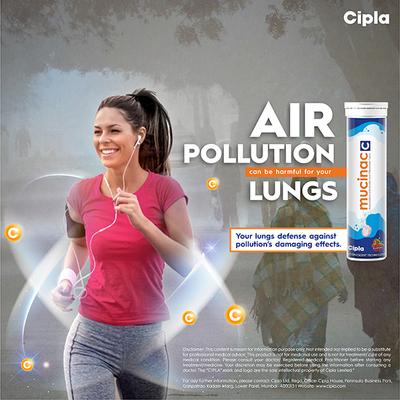 MUCINAC C STRAWBERRY FLAVOUR Effervescent Tablet 15's - Supplements-Vam