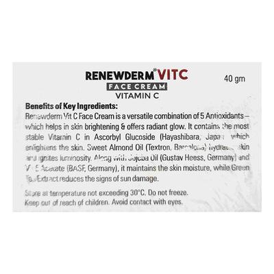 RENEWDERM VIT C FACE Cream 40g - Hyperpigmentation-Oth