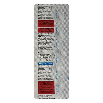 VOLGA R 1/0.2 Tablet 10's - Diabetes-Ant