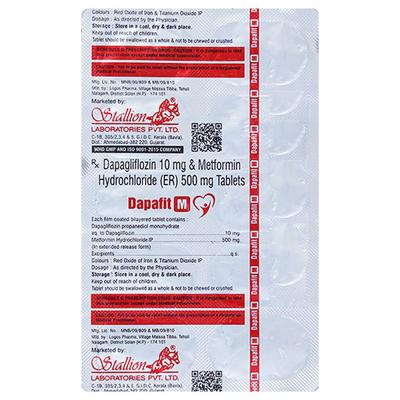 DAPAFIT M Tablet 10's - Diabetes-Ant