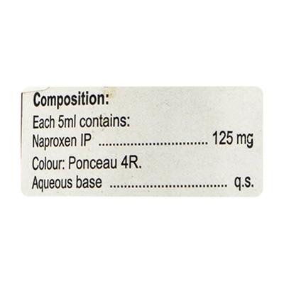 Naprosyn Tutti Frutti Flavour Suspension 60ml - Pain relief-Nsa