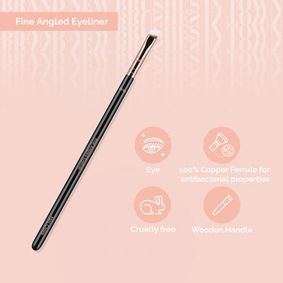Miss Claire M46 - Fine Angled Eyeliner Brush (Rose Gold) 1's - Eye Brush
