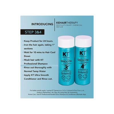 Kehairtherapy Professional Home Keratin Advanced Straightening Starter Kit 480 ml - Straight Hair