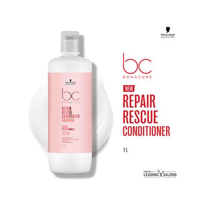 Schwarzkopf Professional Bonacure Repair Rescue Conditioner with Arginine,with Vegan Keratin 1000 ml - Conditioners