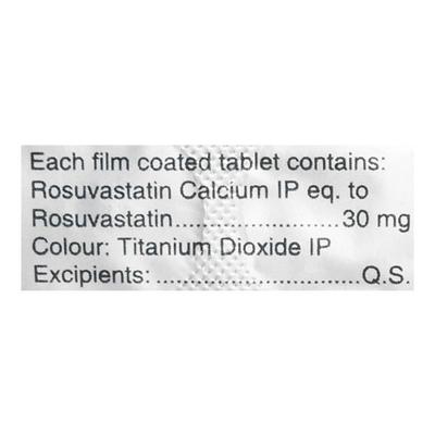 Arvast 30mg Tablet 10'S - High Cholesterol-Dys