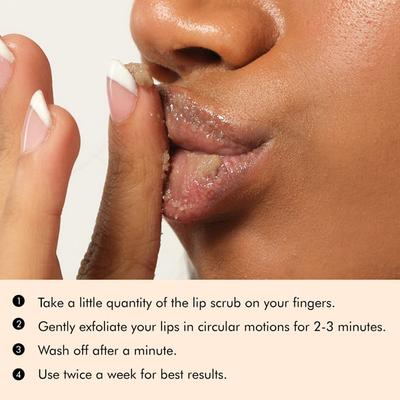 mCaffeine Naked & Rich Choco Lip Scrub 24Hr Moisturization 12gm - Lip Scrubs