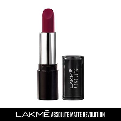 Lakme Absolute Matte Revolution Lip Color 501 Dynamite Berry 3.5 Gm - Lipsticks
