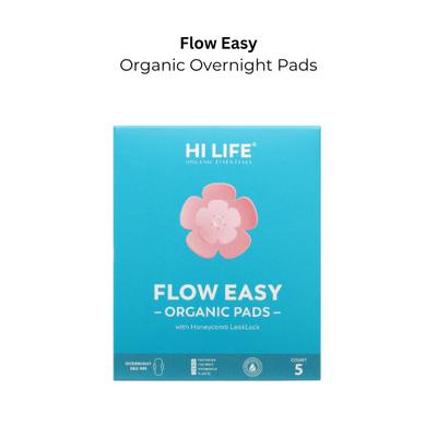 Hi Life Flow Easy Organic Pads 5's - Sanitary Napkins
