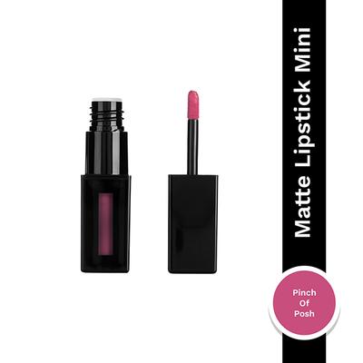 PAC Matte Addict Mini Non Drying Intense Pigment Comfortable Matte 12H Wear - Pinch Of Posh (4 ml) - Liquid Lipsticks