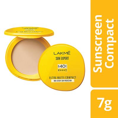 Lakme Sun Expert Ultra Matte SPF 40 PA+++ UVB/UVA Non-Sticky Sun Protection 7gm - Compact Powder