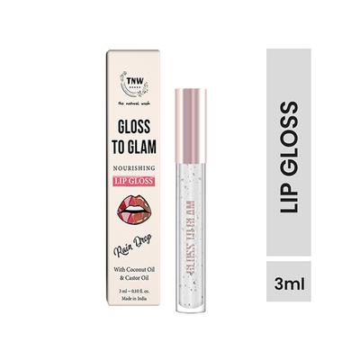 Tnw The Natural Wash Gloss To Glam Nourishing Lip Gloss- Raindrop 3 ml - Lip Glosses
