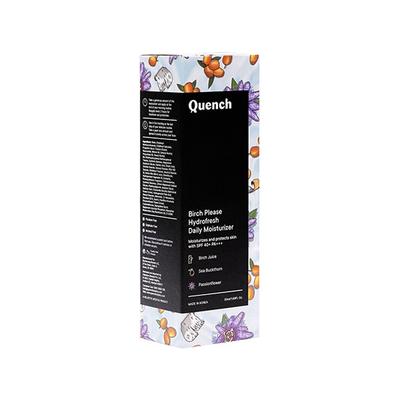 Quench Botanics Daily Moisturizer with SPF 40+ PA+++ Intensely Hydrates & Protects Skin 50 ml - Face Moisturizers
