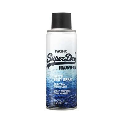 Superdry - Heritage Pacific Mens Body Spray 200 ml - Men Deodorants/Roll-Ons