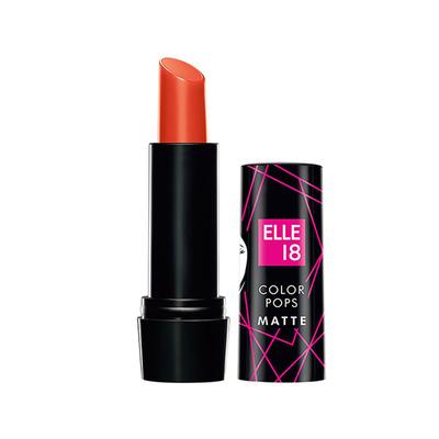 Elle 18 Color Pop Matte Lip Color, C22, Coral Dose 4.3 gm - Lipsticks