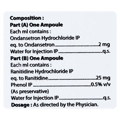 RANIDAC O Injection 1's - Vomitting/Emesis-Ant