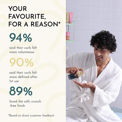 Fix My Curls Weightless Whip Volumizing Mousse Enriched with Rice Protein for Hair Growth, and Apple Cider Vinegar 100 ml - Hair Sets & Kits