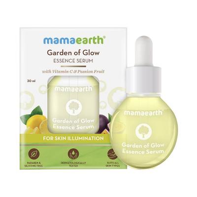 Mamaearth Garden of Glow Essence Serum For Glowing Skin with Vitamin C & Passion Fruit for Skin Illumination 30 ml - Face Serum