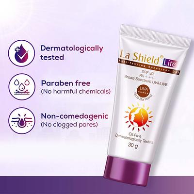 La Shield Lite SPF 50 plus and PA triple plus Sunscreen Gel 50 gm - Face Sunscreen