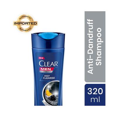 Clear Men Deep Cleanse Anti-Dandruff Shampoo with Activated Charcoal 320 ml - Shampoos