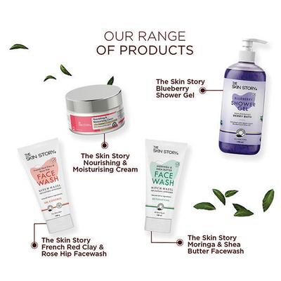 The Skin Story Facewash - Shea Butter & Blueberry 100 ml - Face Wash & Cleansers