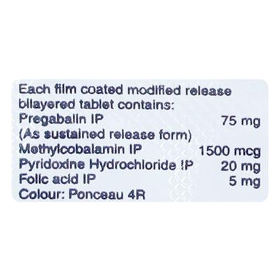 Pevesca Plus SR 75mg Tablet 10'S - Neuropathic Pain-Dru