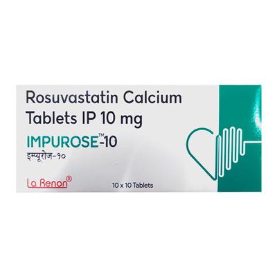 IMPUROSE 10 Tablet 10's - High Cholesterol-Dys
