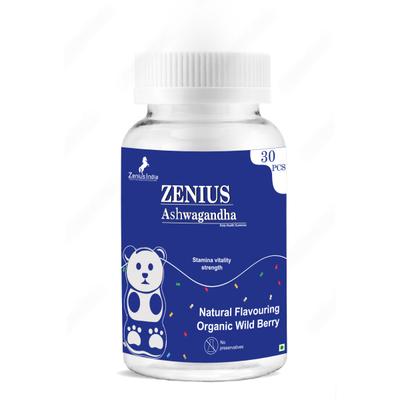 Zenius Ashwagandha Gummies - Organic Wild Berry Flavour 30's - Sexual Care