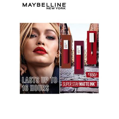 Maybelline New York Super Stay Matte Ink Liquid Lipstick, 40 Believer 5 Gm - Lipsticks