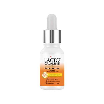 Lacto Calamine Vitamin C Serum with Pollushield, Vitamin E, B3 and B5, Skin Brightening Serum 30 ml - Face Serum