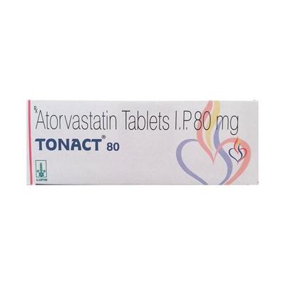 Tonact 80mg Tablet 10'S - High Cholesterol-Dys