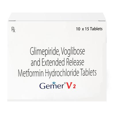 GEMER V 2 Tablet 15's - Diabetes-Ant