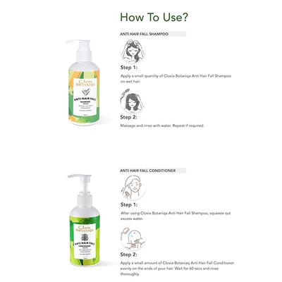 Clovia Botaniqa Anti Hair Fall Shampoo & Conditioner 550 ml - Shampoos