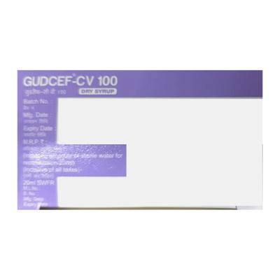 GUDCEF CV 100 MANGO & TUTTI FRUTTI FLAVOUR Dry Syrup 30ml - Bacterial Infections-Cep
