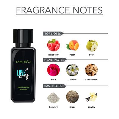 Maryaj Love Song Edp Gift For Her Long Lasting Scent Spray Gift For Women 50 ml - Women Perfumes (Edt/Edp)