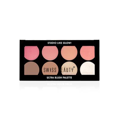 Swiss Beauty Ultra Blush Palette - (Shade-02) 16gm - Blushes