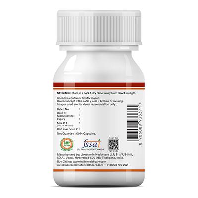 INLIFE Berberine HCL 500 mg Veg Capsules 60's - Vital Health