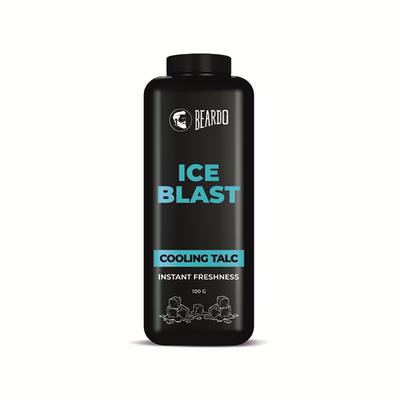 Beardo Instant Freshness Cooling Talc - Ice Blast 250 gm - Talcum Powders