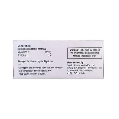 Vogligress 0.2mg Tablet 10'S - Diabetes-Ant