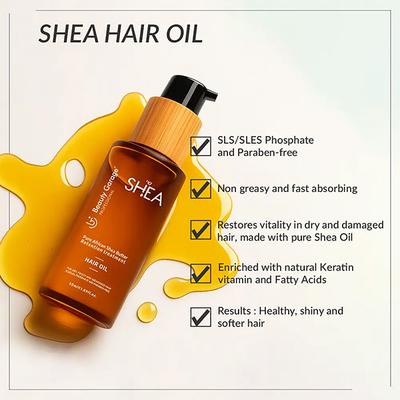 Beauty Garage Shea Retention Hair Oil 50 ml - Hair Oils